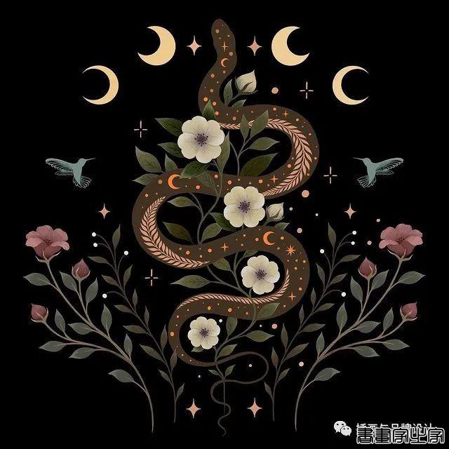 插画丨百变魔法大师，她将黑色夜空点缀出五彩斑斓的美-34.jpg
