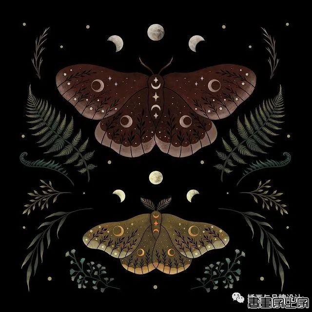 插画丨百变魔法大师，她将黑色夜空点缀出五彩斑斓的美-36.jpg