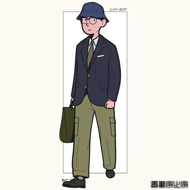 壁纸 | 韩国插画家 Aaron Chang 笔下的 City Boy & Girl-7.jpg