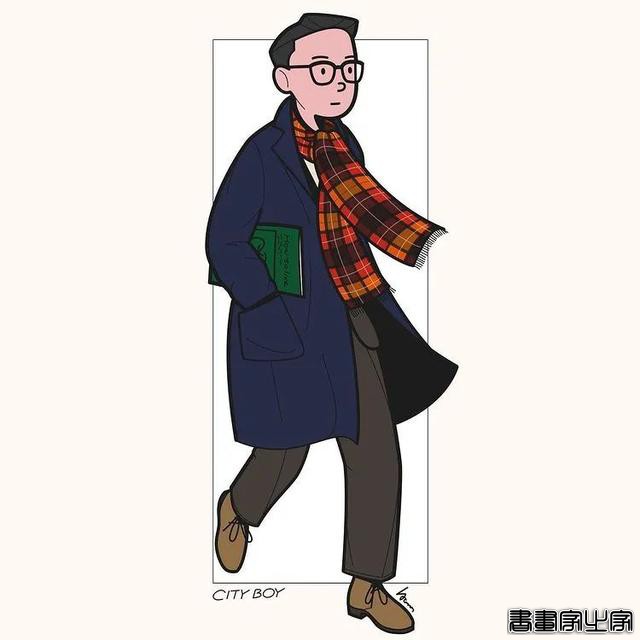 壁纸 | 韩国插画家 Aaron Chang 笔下的 City Boy & Girl-9.jpg