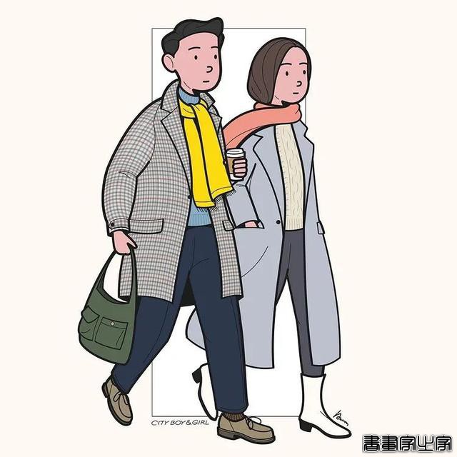 壁纸 | 韩国插画家 Aaron Chang 笔下的 City Boy & Girl-10.jpg