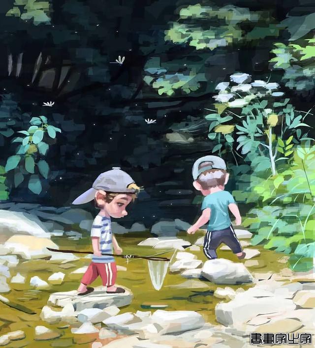 插画居然画出了电影感，每一张都是一个绝美的镜头-17.jpg