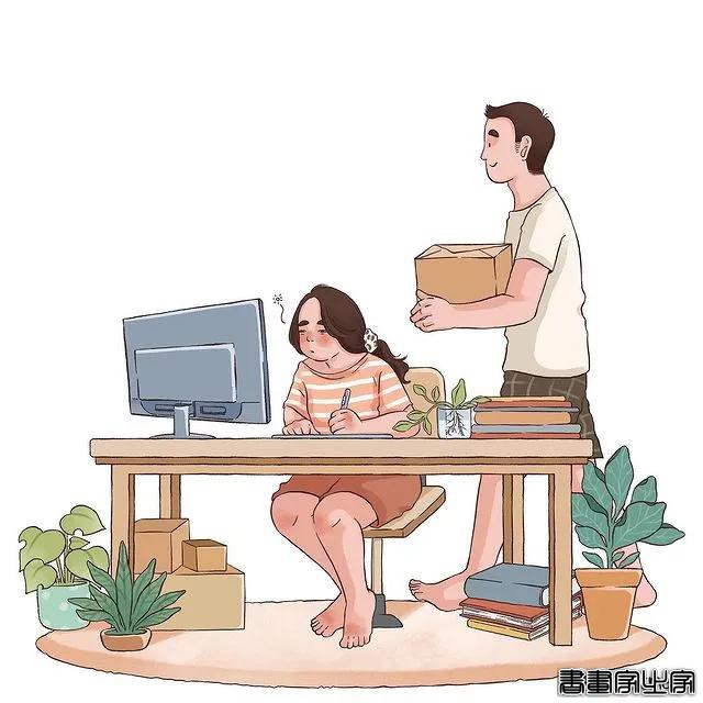 单身慎看，插画师曝光与男友的日常，引20万网友围观，好羞涩-4.jpg