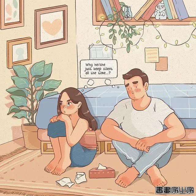 单身慎看，插画师曝光与男友的日常，引20万网友围观，好羞涩-7.jpg