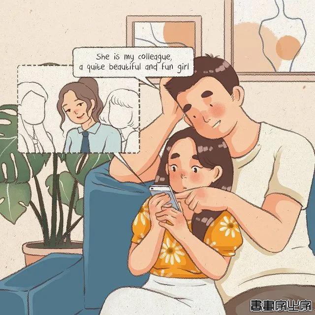 单身慎看，插画师曝光与男友的日常，引20万网友围观，好羞涩-9.jpg