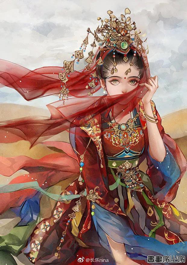 画师长乐nina 绝美的?古风插画！-9.jpg