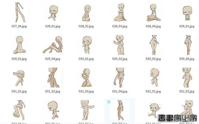 Q版风格的插画突然间就火起来了：2600套Q版精品线稿真漂亮-30.jpg