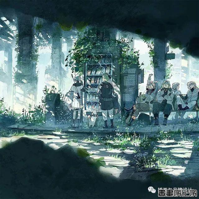 插画丨带你走进一个奇幻世界，清透干净的水彩画风像是蒙了纱的“神女”-31.jpg