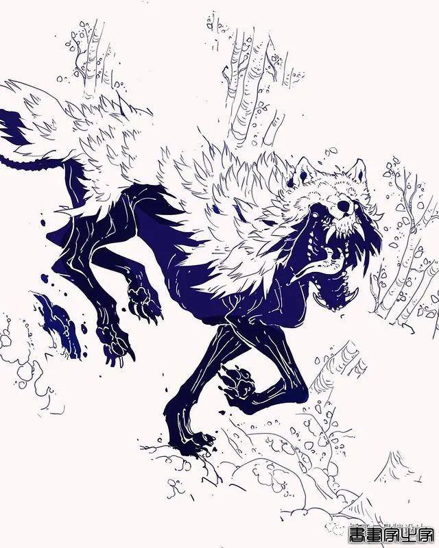插画丨带你走进一个奇幻世界，清透干净的水彩画风像是蒙了纱的“神女”-44.jpg