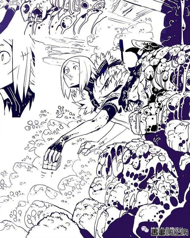 插画丨带你走进一个奇幻世界，清透干净的水彩画风像是蒙了纱的“神女”-46.jpg