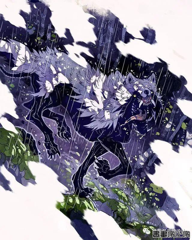 插画丨带你走进一个奇幻世界，清透干净的水彩画风像是蒙了纱的“神女”-45.jpg