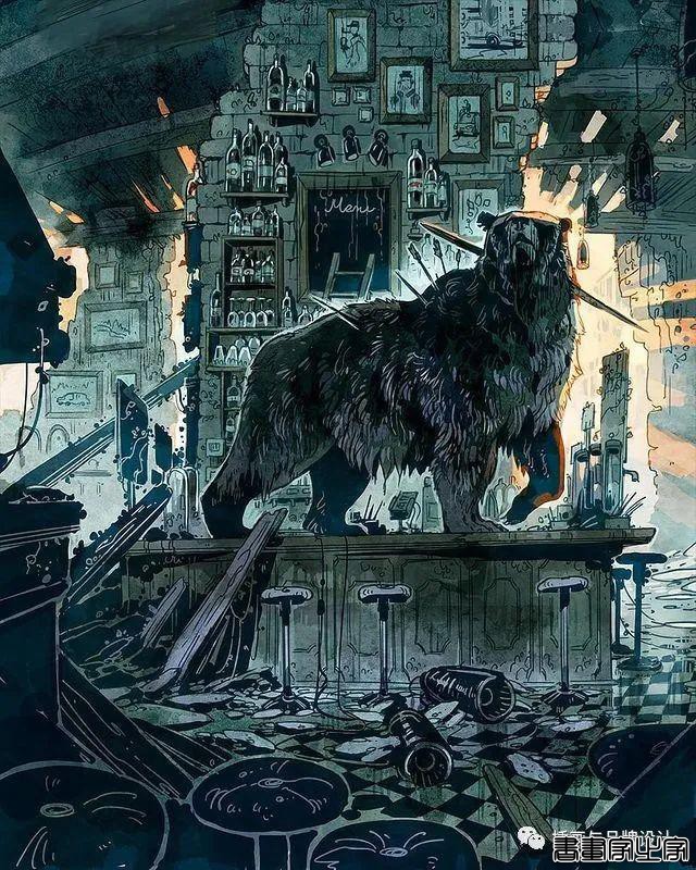 插画丨带你走进一个奇幻世界，清透干净的水彩画风像是蒙了纱的“神女”-51.jpg