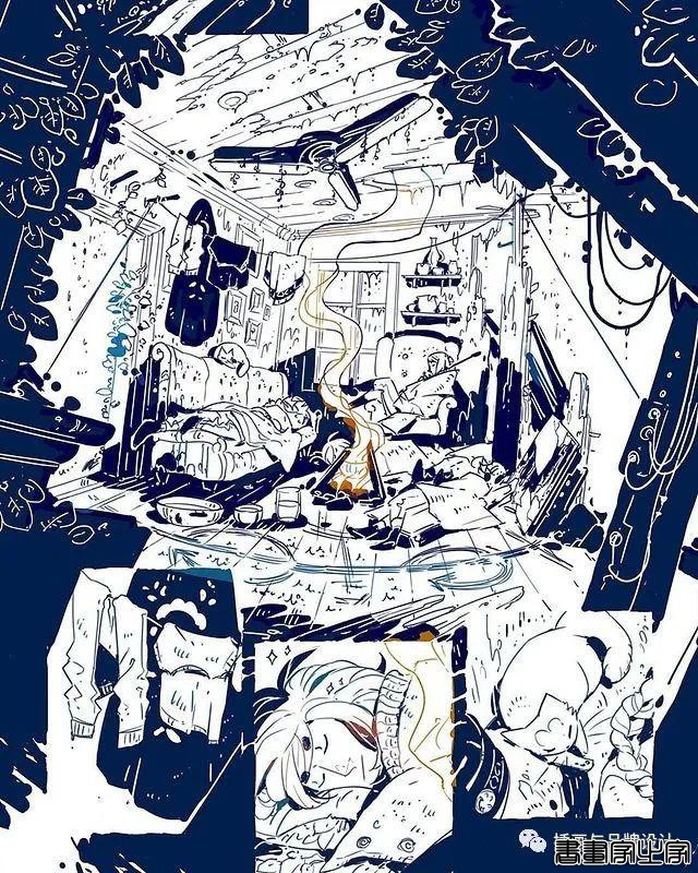 插画丨带你走进一个奇幻世界，清透干净的水彩画风像是蒙了纱的“神女”-56.jpg