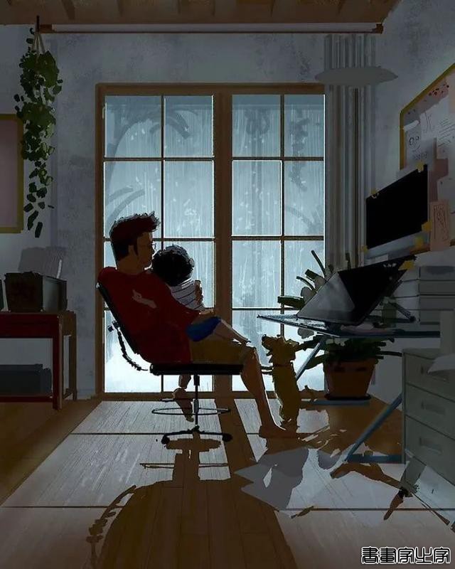 14幅暖心插画告诉我们，一家人在一起，才是稳稳的幸福-8.jpg