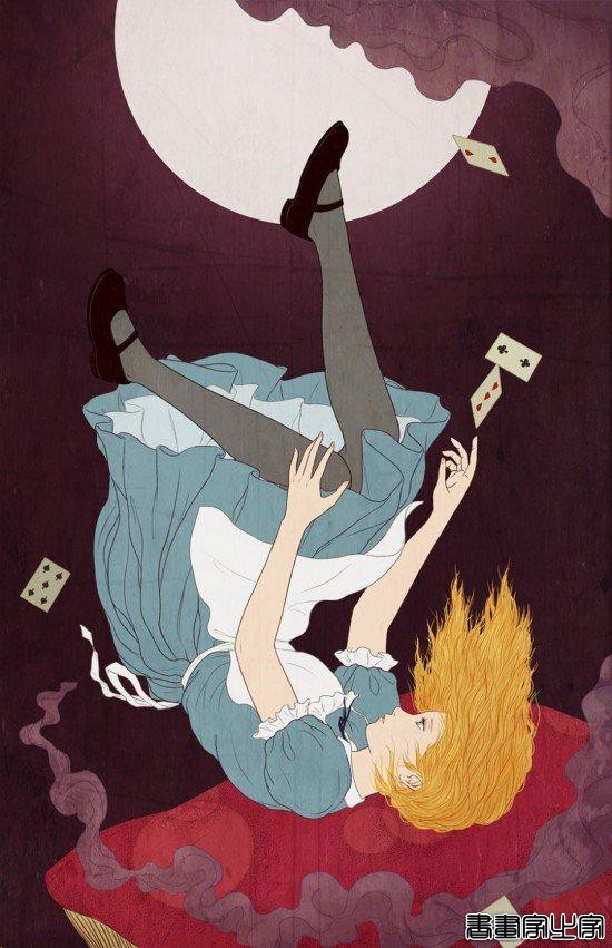 日本画师Sai Tamiya唯美插画作品欣赏（图）-5.jpg