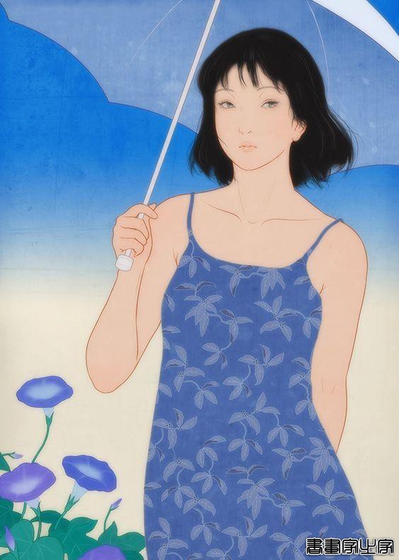 日本画师Sai Tamiya唯美插画作品欣赏（图）-7.jpg