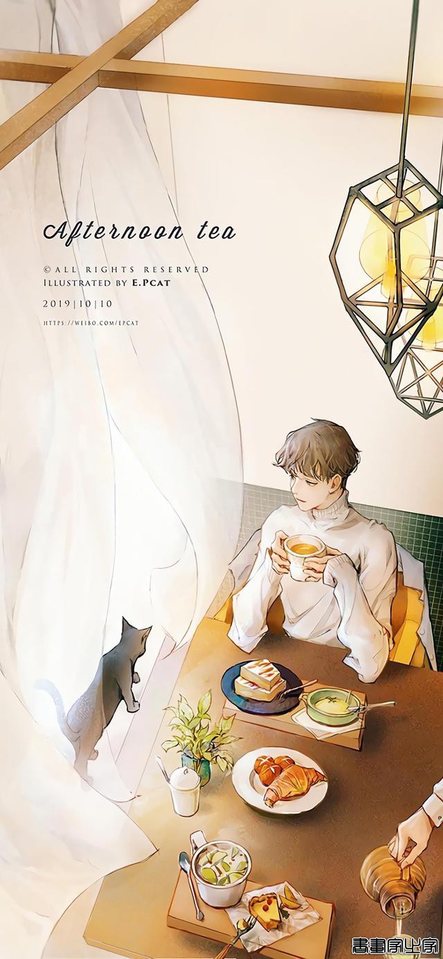 绝美浪漫的光影插画壁纸，青春的美好-7.jpg