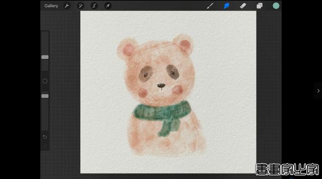 看到让人移不开眼的插画设计：全套淡雅水彩PS+iPad笔刷-11.jpg