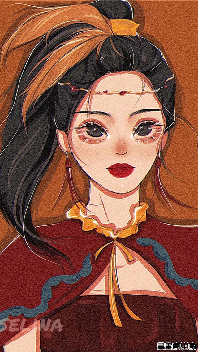 一组好看的迪士尼公主插画壁纸-11.jpg