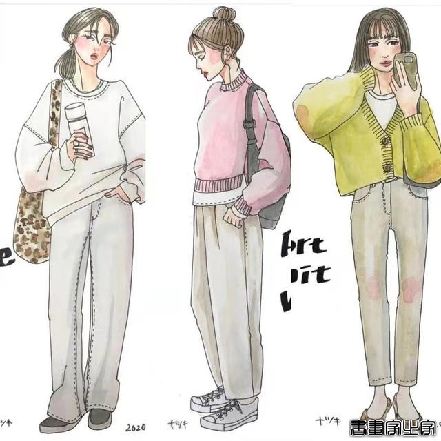 想要穿的时髦并不难，跟着时尚插画找一下穿搭灵感！很有新意-7.jpg