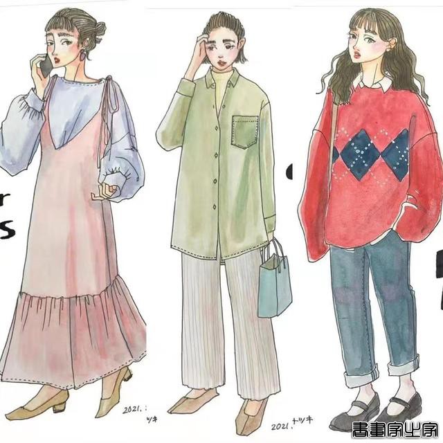 想要穿的时髦并不难，跟着时尚插画找一下穿搭灵感！很有新意-4.jpg