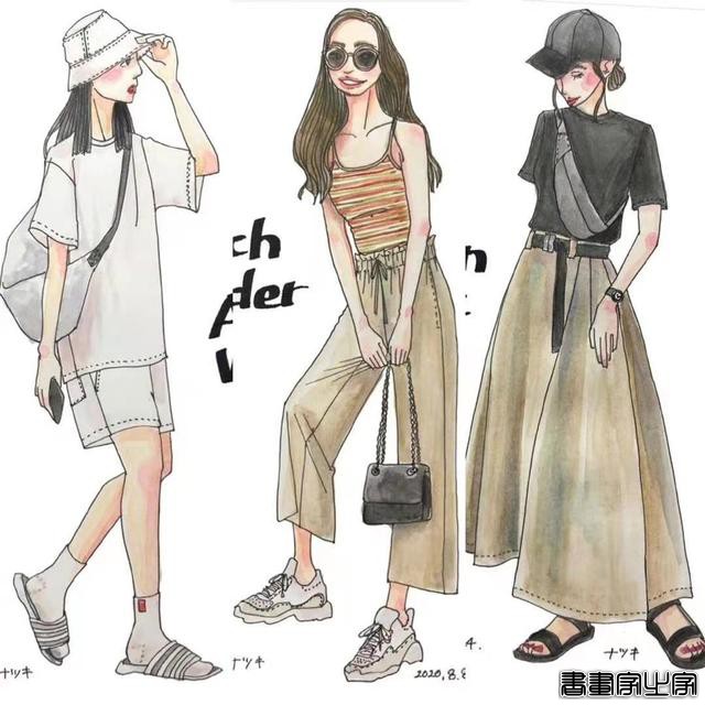 想要穿的时髦并不难，跟着时尚插画找一下穿搭灵感！很有新意-8.jpg