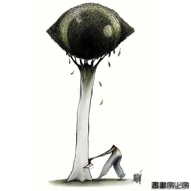 12幅讽刺的插画，指出现代人的问题，刺痛每一个人的心?-10.jpg