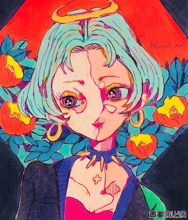 插画欣赏|在绚丽的色彩中爆炸吧!-25.jpg