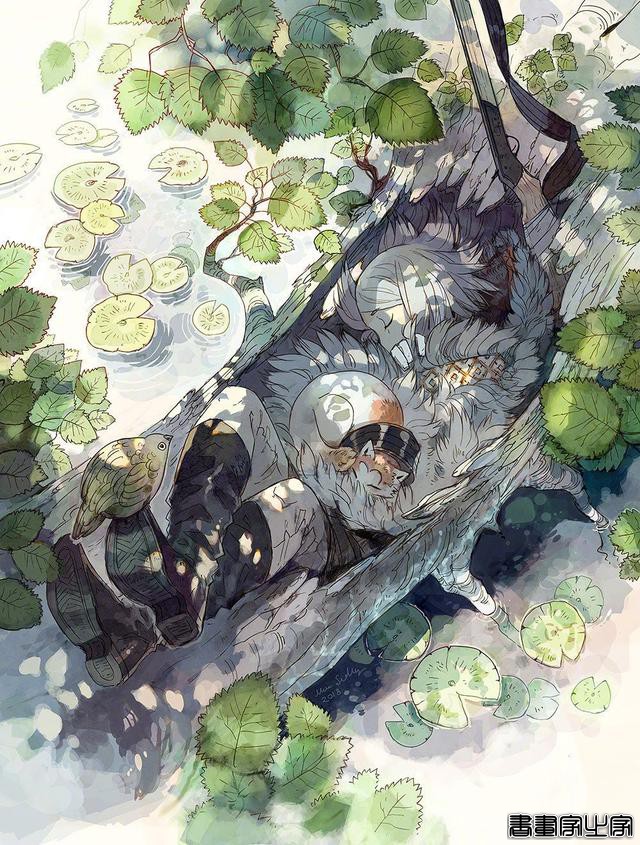 充满故事性的插画艺术，角色的姿势和状态变得鲜活又可爱-9.jpg