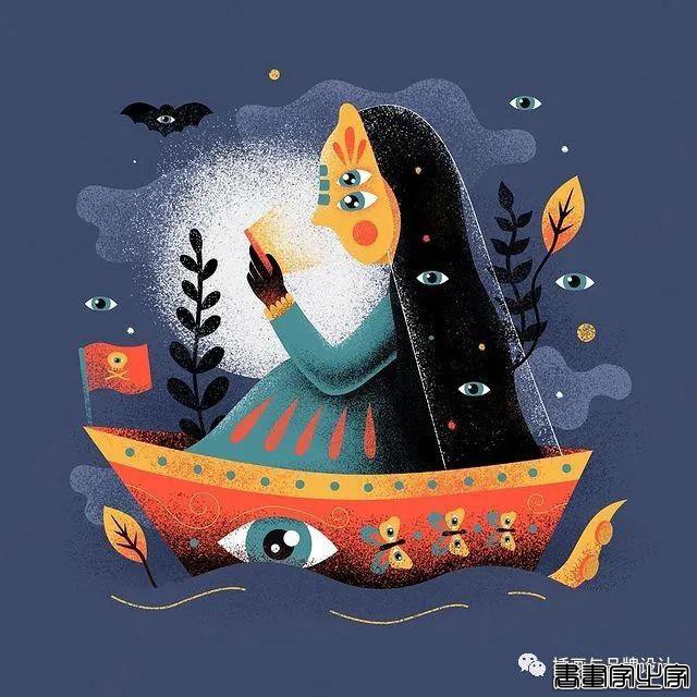 插画丨色彩斑斓的“小怪兽”插图，极具趣味的超现实主义装饰风-32.jpg