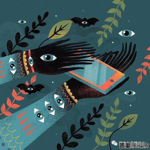 插画丨色彩斑斓的“小怪兽”插图，极具趣味的超现实主义装饰风-34.jpg