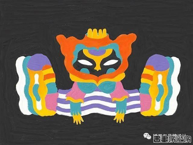 插画丨色彩斑斓的“小怪兽”插图，极具趣味的超现实主义装饰风-41.jpg