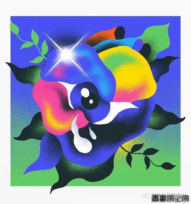插画丨色彩斑斓的“小怪兽”插图，极具趣味的超现实主义装饰风-44.jpg