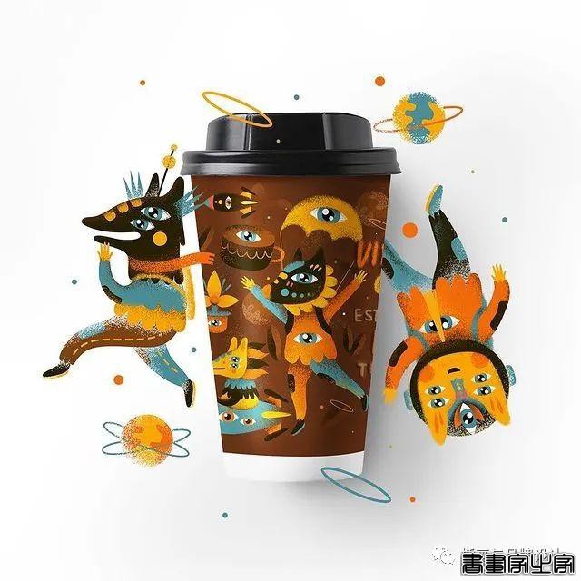 插画丨色彩斑斓的“小怪兽”插图，极具趣味的超现实主义装饰风-64.jpg