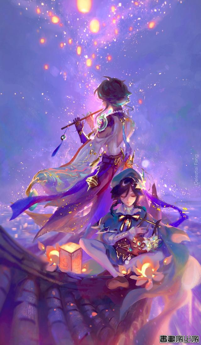 原画大神的CG插画设计，构图和光影都太棒了-4.jpg