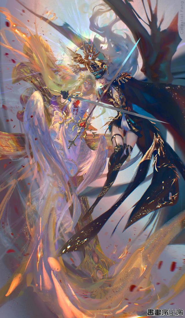 原画大神的CG插画设计，构图和光影都太棒了-7.jpg