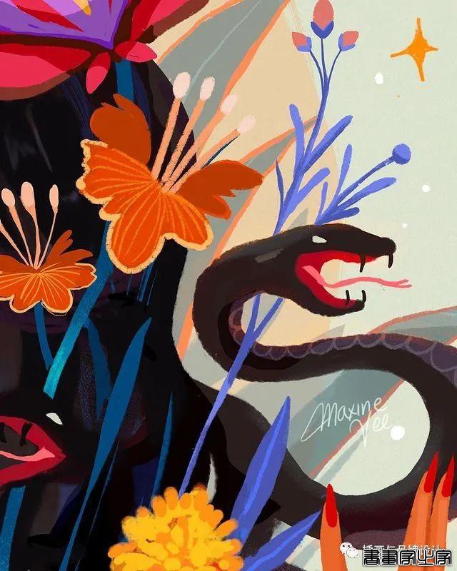 插画丨画家笔下的“在逃公主”与美艳绝伦的人鱼公主，你爱了吗？-27.jpg