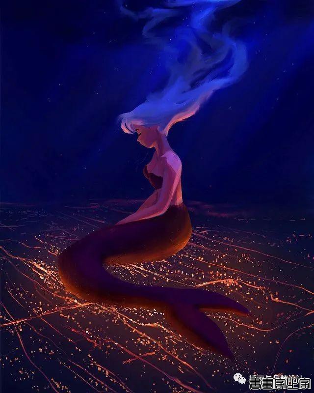 插画丨画家笔下的“在逃公主”与美艳绝伦的人鱼公主，你爱了吗？-35.jpg