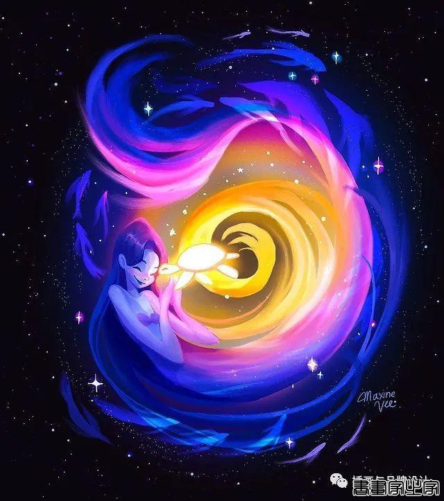 插画丨画家笔下的“在逃公主”与美艳绝伦的人鱼公主，你爱了吗？-33.jpg