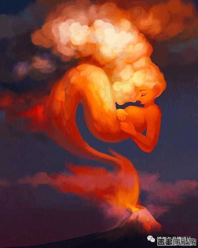 插画丨画家笔下的“在逃公主”与美艳绝伦的人鱼公主，你爱了吗？-38.jpg