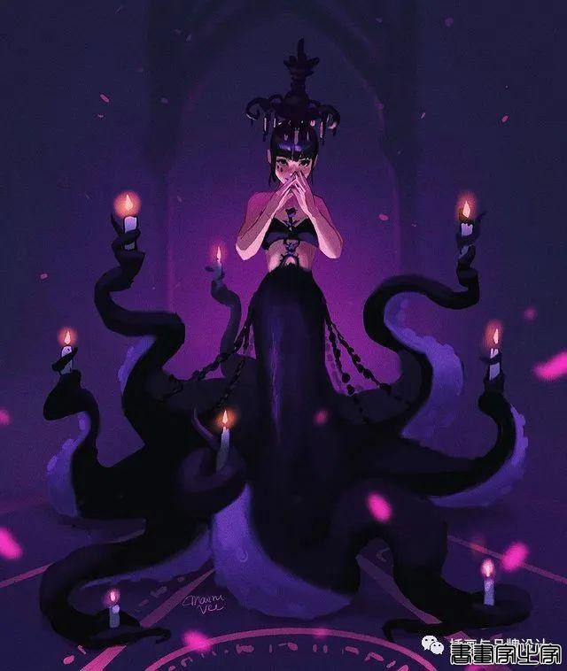 插画丨画家笔下的“在逃公主”与美艳绝伦的人鱼公主，你爱了吗？-41.jpg