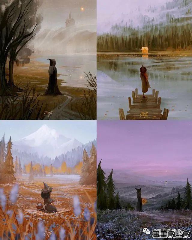 插画丨画家笔下的“在逃公主”与美艳绝伦的人鱼公主，你爱了吗？-65.jpg