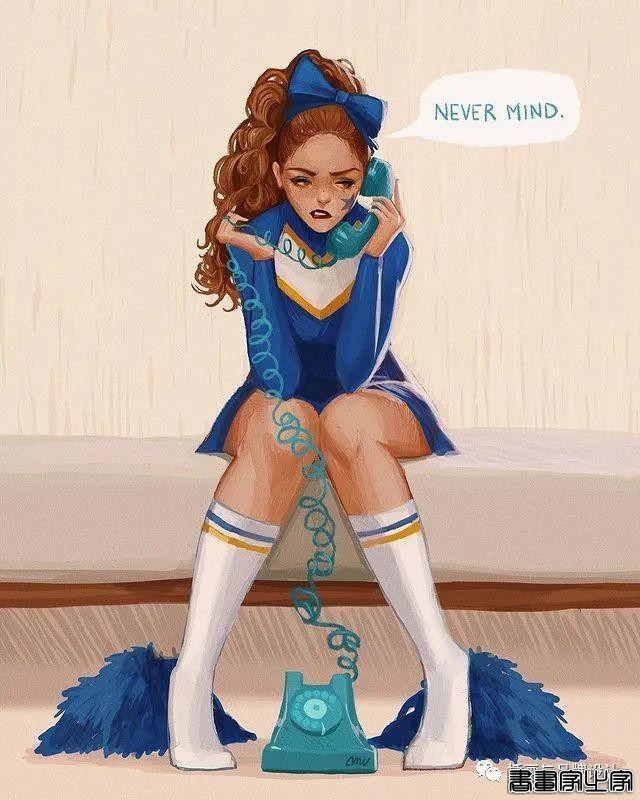 插画丨画家笔下的“在逃公主”与美艳绝伦的人鱼公主，你爱了吗？-73.jpg