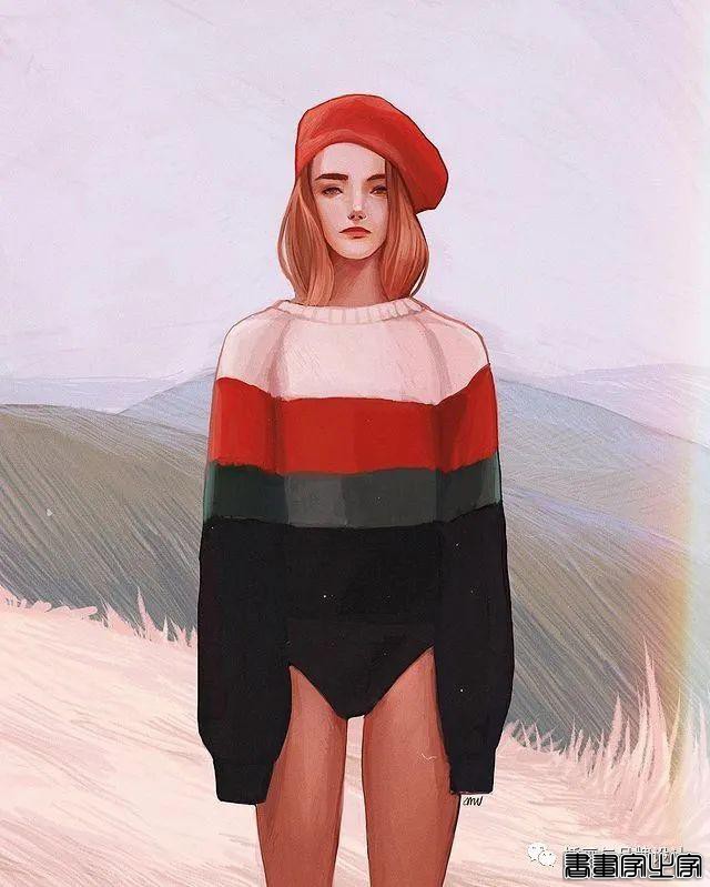 插画丨画家笔下的“在逃公主”与美艳绝伦的人鱼公主，你爱了吗？-72.jpg