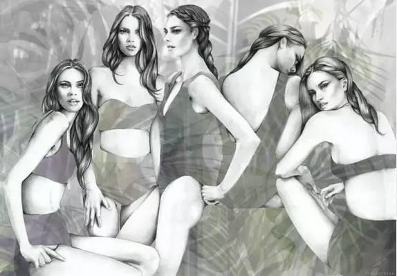 清新脱俗的时尚插画Magdalena Kruszynska-4.jpg