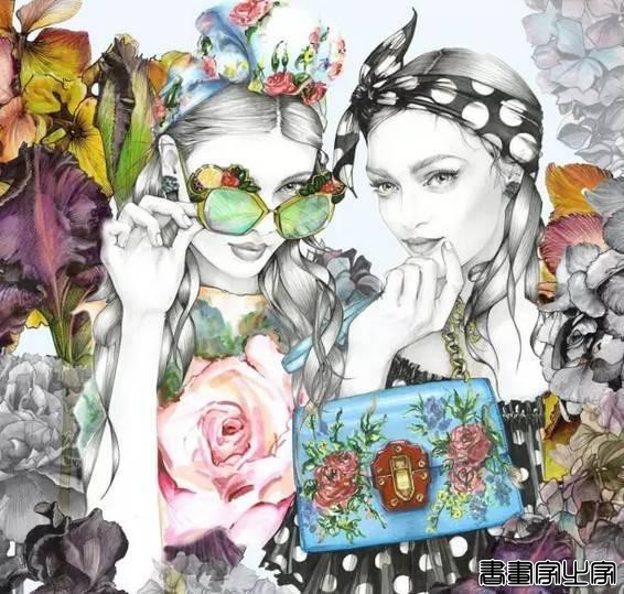 清新脱俗的时尚插画Magdalena Kruszynska-28.jpg