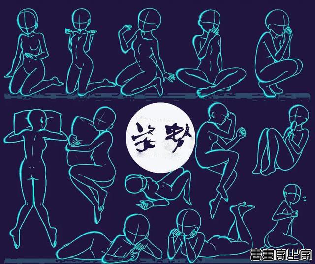 人体插画不好画？1260款少女人体插画线稿PS+iPad笔刷-10.jpg