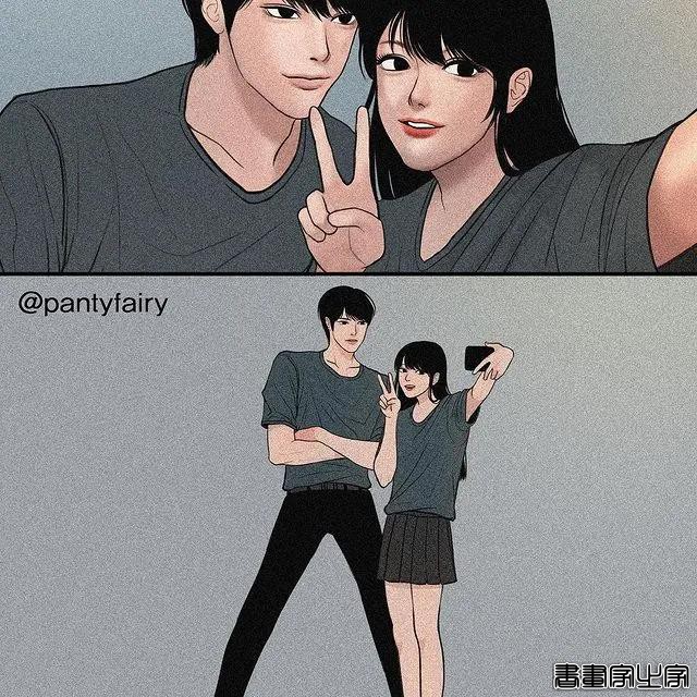 高颜值插画师的鼾甜狗粮，将15万粉丝撩得面红耳赤，太甜了-9.jpg