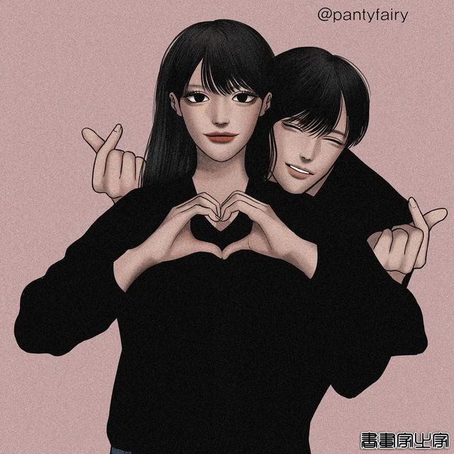 高颜值插画师的鼾甜狗粮，将15万粉丝撩得面红耳赤，太甜了-38.jpg