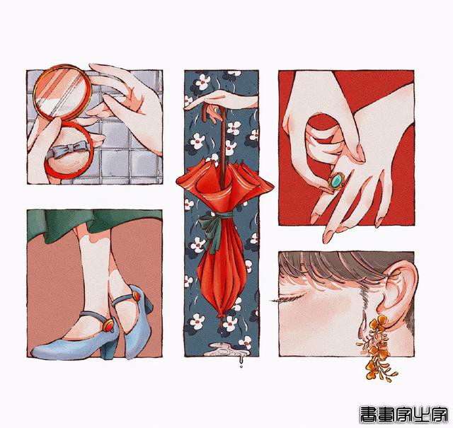 复古又精致的插画，每个细节都很有韵味-6.jpg